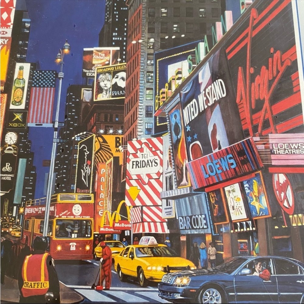 NIB Ravensburger 1,000 Piece Puzzle Times Square, NYC Softclick Technology - Picture 7 of 8